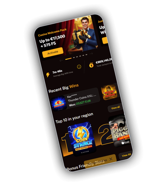 Wild Royal lobby preview showing the royal gold interface and jackpot totals.